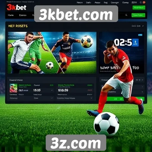 Recursos disponíveis no site 3kbet